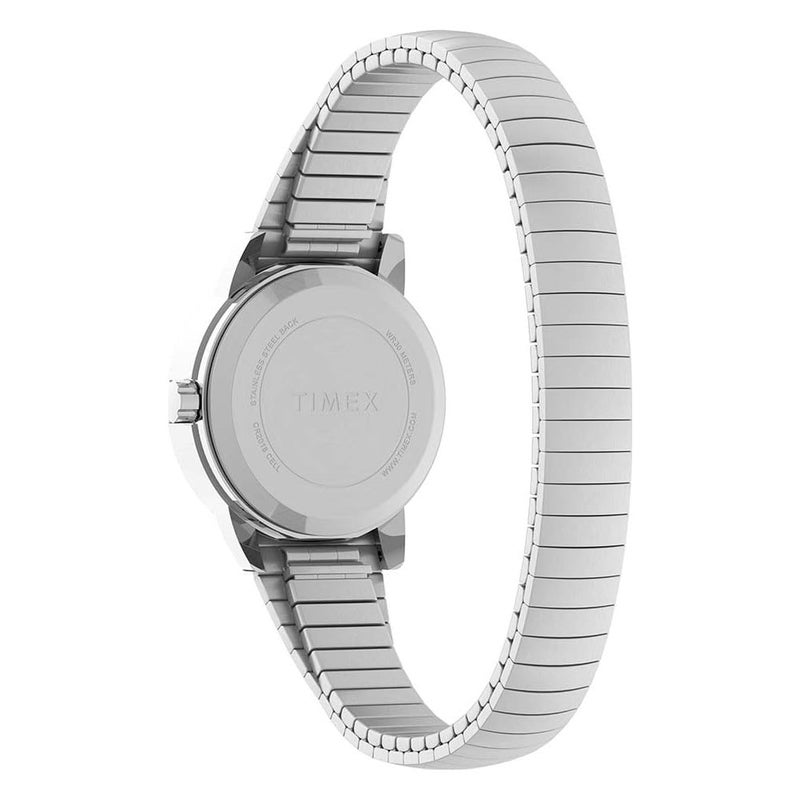 Timex Women's T2H371 Quartz Easy Reader Watch with White Dial Analogue Display and Silver Stainless Steel Bracelet Women's - Image 3